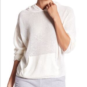 Honey Punch knit star hooded sweater